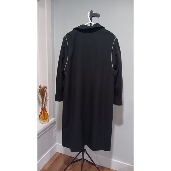 Vintage Yves Venet Trench Coat 47" Long Excellent Condition - Picture 10 of 10